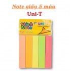 Note giấy 5 màu Uni-T